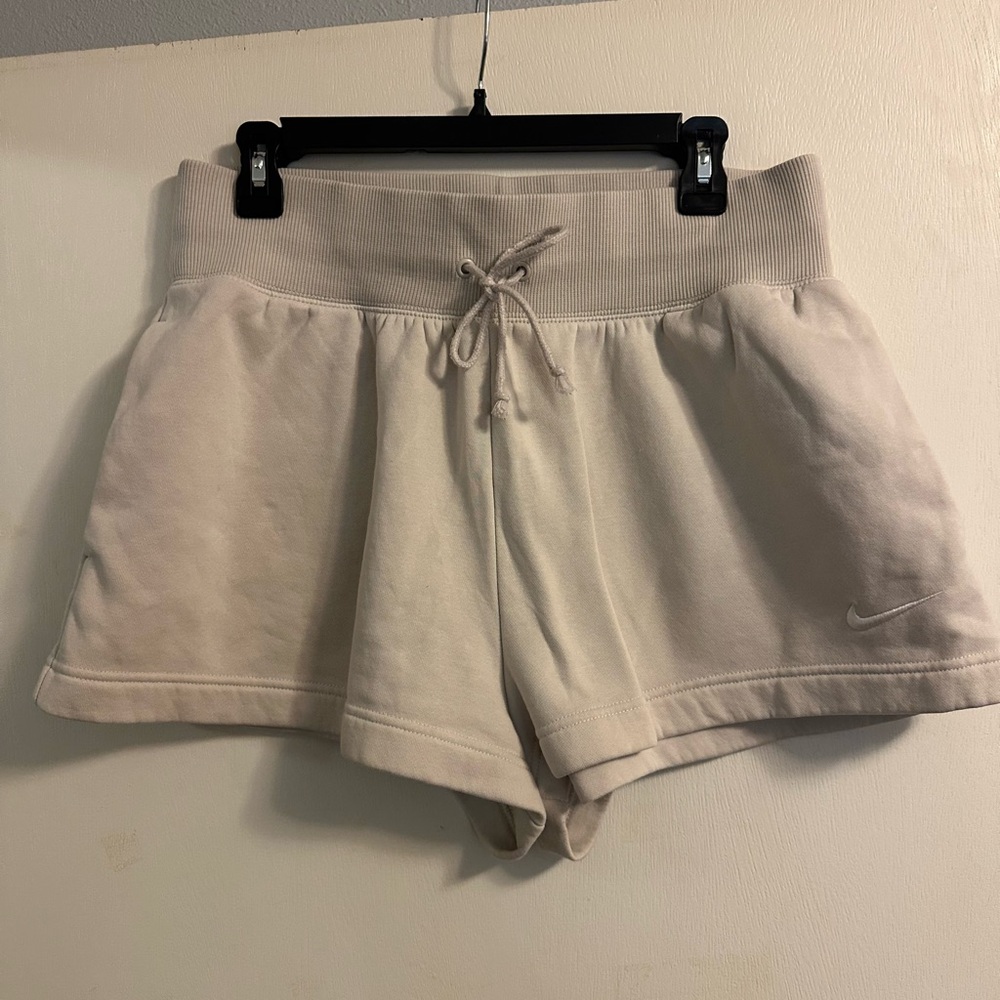 Nike Women's Beige Athletic Shorts